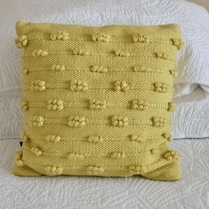 Indoor Outdoor Yellow Gold Pillow